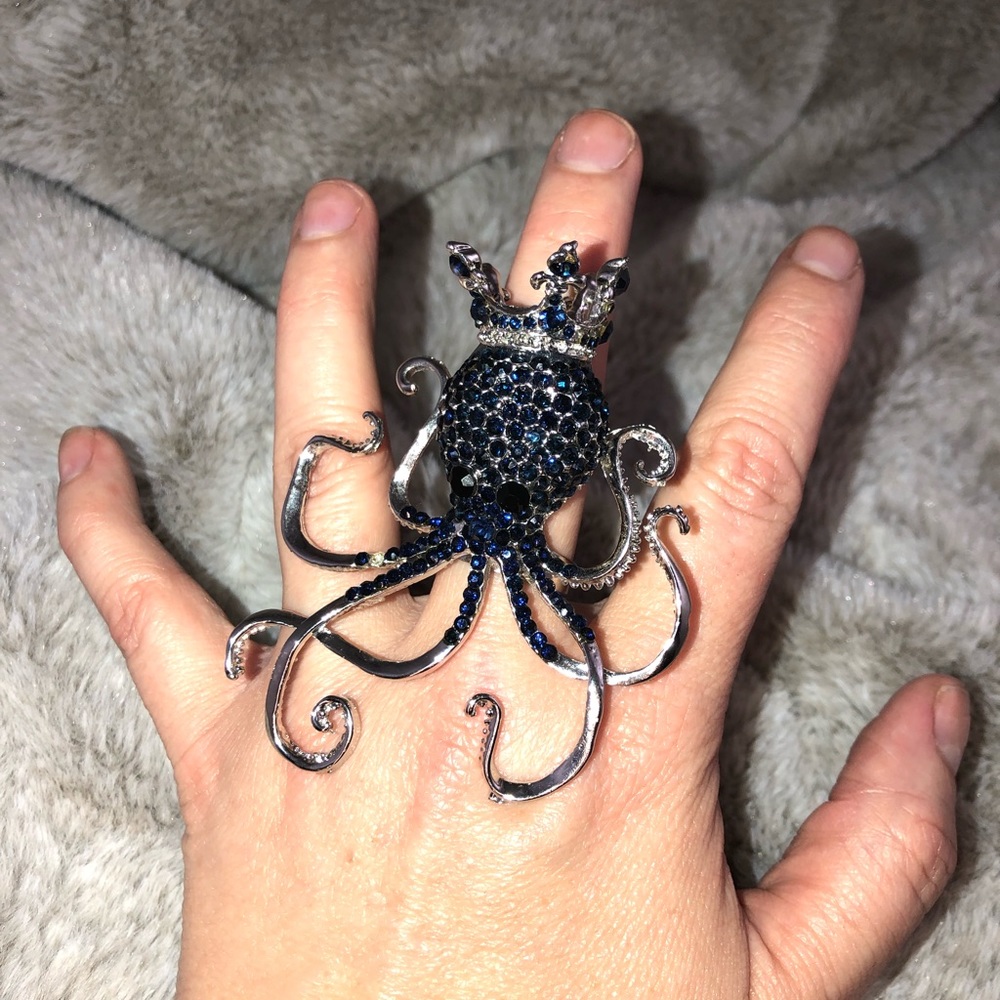 Fun octopus 🐙 adjustable ring - Picture 3 of 4